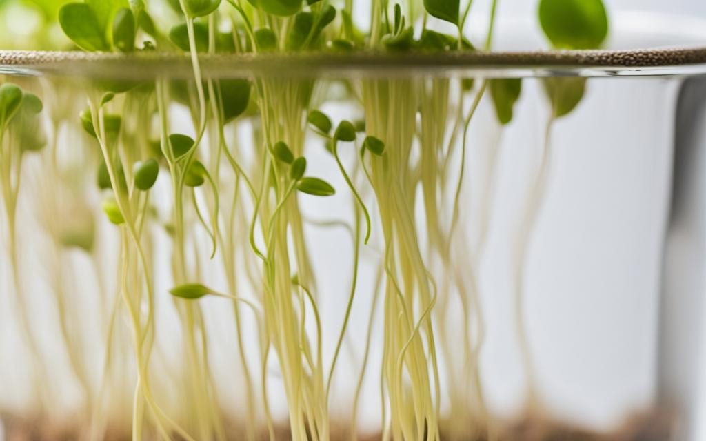 What is the difference between growing microgreens in water or soil